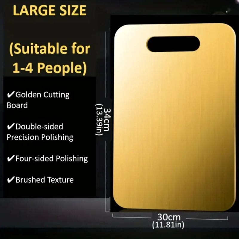 Stainless Steel Cutting Board Non Slip Dishwasher Safe Hygienic Chopping Board For Meat Produce 8