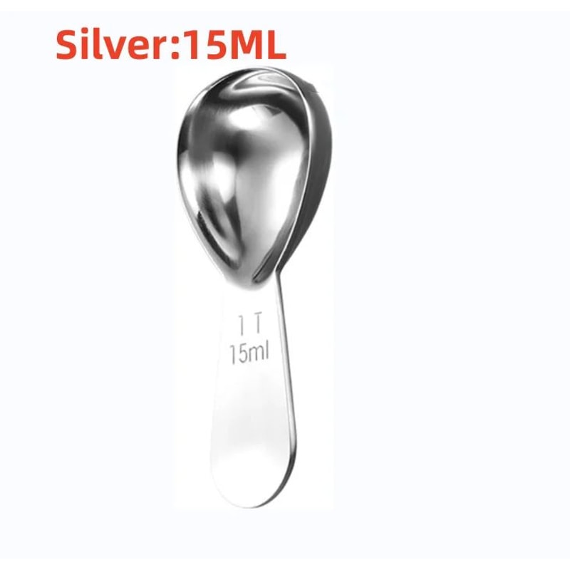 Stainless Steel Coffee Scoop Short Handle Coffee Measuring Spoon 30ml For Baristas Beans Seasonin 7