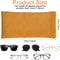 Soft PU Leather Glasses Pouch SqueezeTop Portable Eyeglass Sunglasses Case Unisex 1