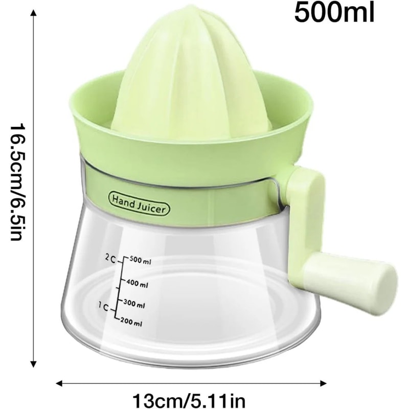 HandCrank Manual Citrus Juicer For Lemon Orange LaborSaving Fresh Juice Press 1
