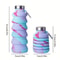 Collapsible Silicone Water Bottle BPAFree Foldable Leakproof Travel Bottle For Hiking Gym Everyda 1