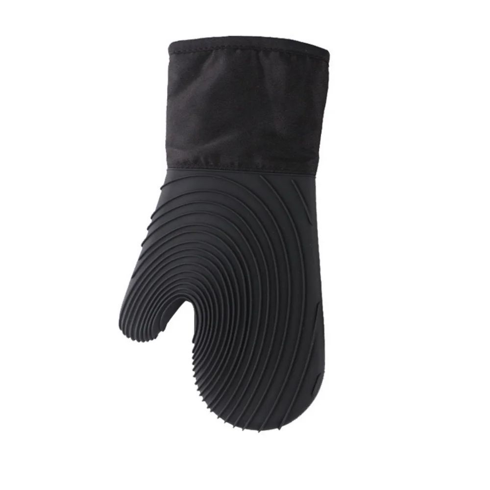 ExtraLong Silicone Oven Mitts HeatResistant BPAFree Cooking BBQ Gloves EasyClean NonSlip Grip 6