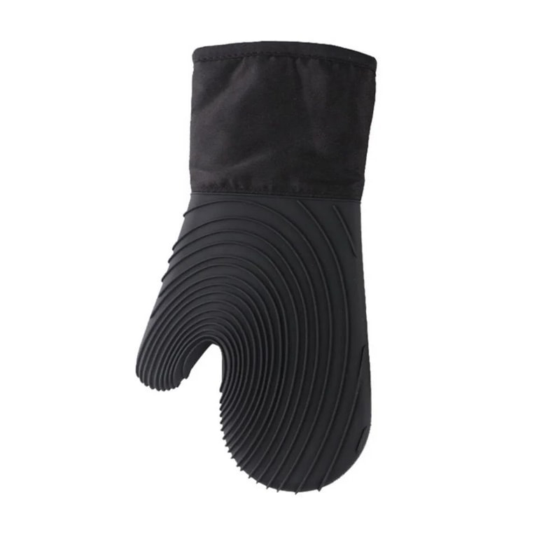 ExtraLong Silicone Oven Mitts HeatResistant BPAFree Cooking BBQ Gloves EasyClean NonSlip Grip 6