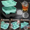 Large Silicone Ice Cube Mold With Lid Jumbo Whiskey Ice Cube Maker For Bourbon Cocktails 4