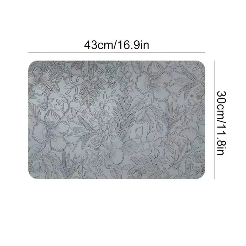 TwoTone Faux Leather Placemats Reversible HeatResistant WipeClean Table Mats For Modern Dining 1