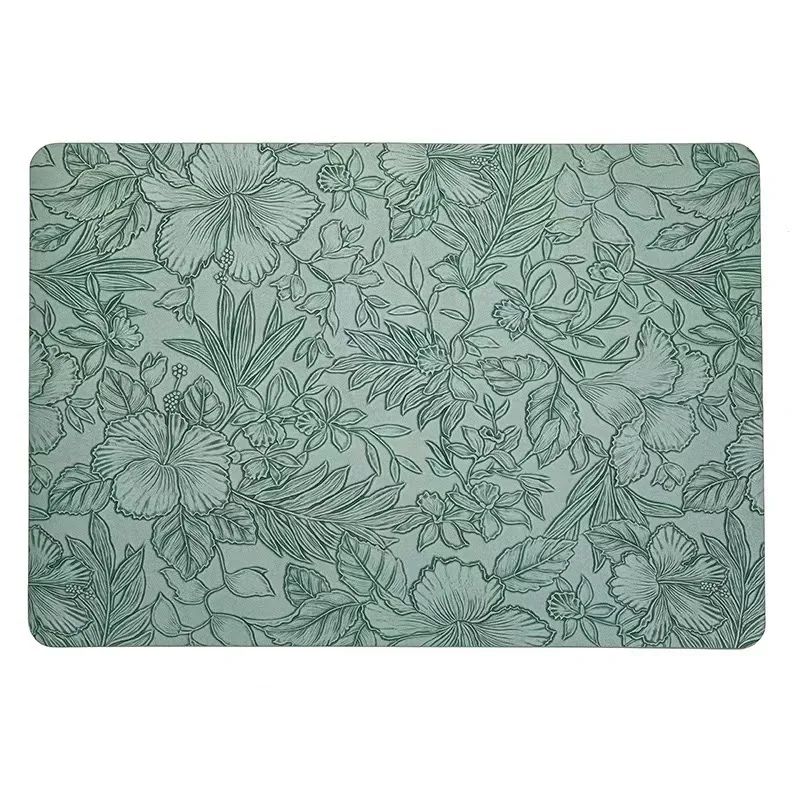 TwoTone Faux Leather Placemats Reversible HeatResistant WipeClean Table Mats For Modern Dining 6