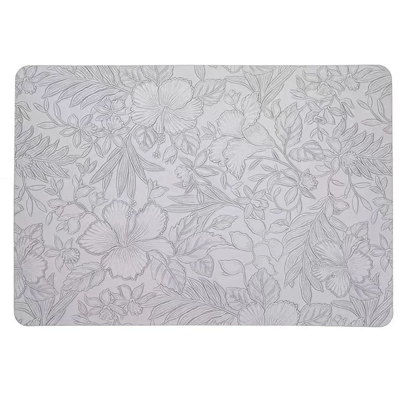 TwoTone Faux Leather Placemats Reversible HeatResistant WipeClean Table Mats For Modern Dining 9