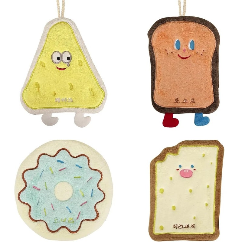 QuickDrying Coral Fleece Hanging Hand Towel Cute Absorbent Towel For Kitchen Bathroom 10