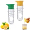 FreshSeal Manual Citrus Juicer With Lid Mini Lemon Squeezer Portable Citrus Press 0