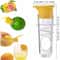 FreshSeal Manual Citrus Juicer With Lid Mini Lemon Squeezer Portable Citrus Press 1