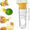 FreshSeal Manual Citrus Juicer With Lid Mini Lemon Squeezer Portable Citrus Press 1