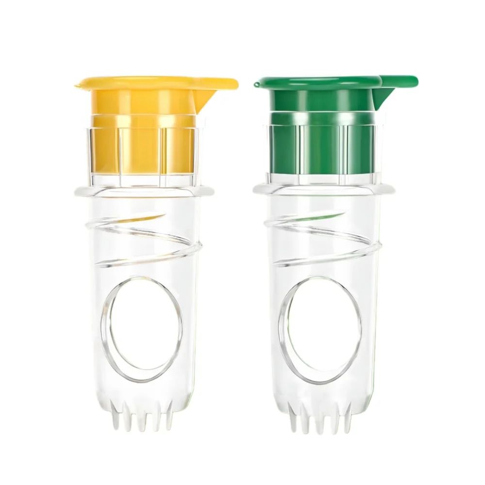 FreshSeal Manual Citrus Juicer With Lid Mini Lemon Squeezer Portable Citrus Press 8