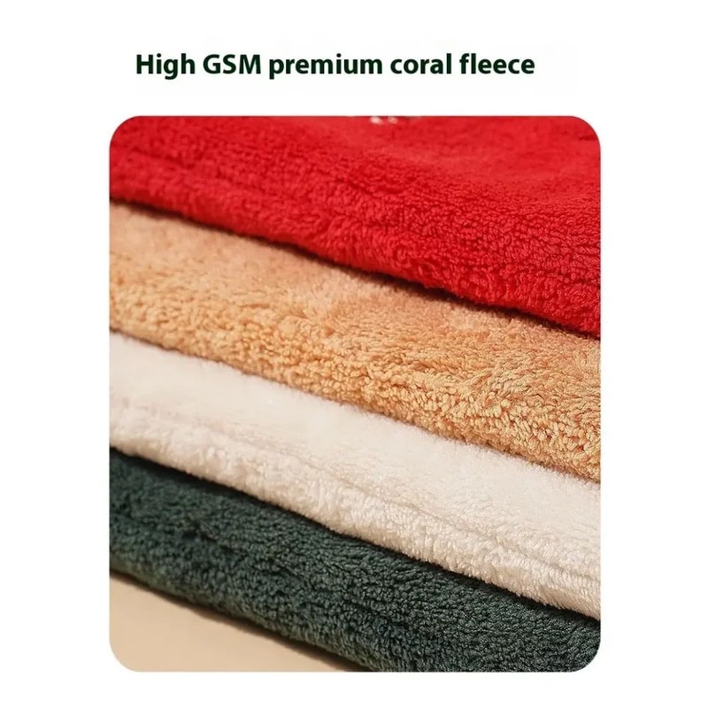 Christmas Hanging Loop Hand Towel Super Soft QuickDry Christmas Hand Towels For Kitchen Bathroom 3