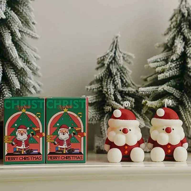 Holiday Soy Wax Christmas Candle Set Christmas Soy Wax Candle GiftReady Decor 812 Hr Clean Burn 1