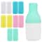 LeakProof Silicone Bottle Caps For Travel Reusable Elastic Covers For Toiletry Bottles 56 Pack 0