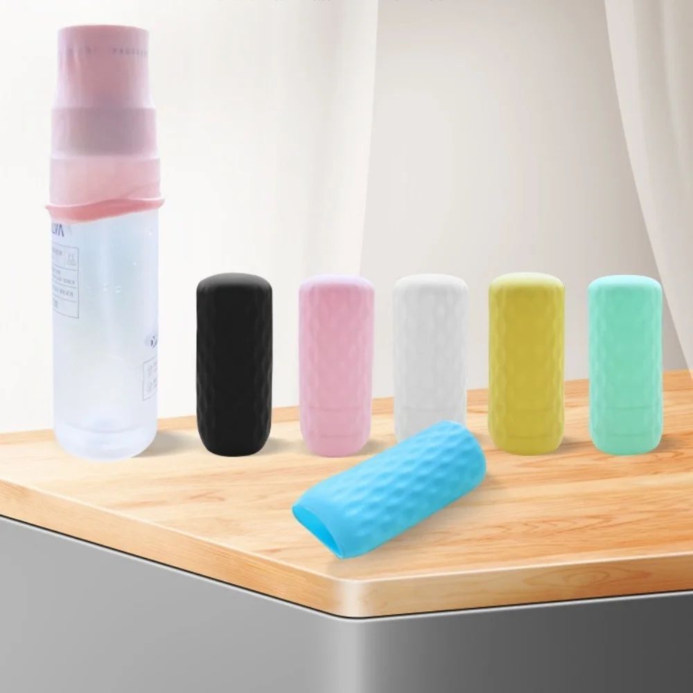 LeakProof Silicone Bottle Caps For Travel Reusable Elastic Covers For Toiletry Bottles 56 Pack 3