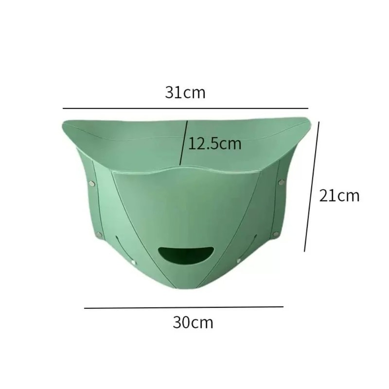 TrailPack Foldable Portable Camping Stool With Storage Lightweight Foldable Fishing Stool For Hiki 1