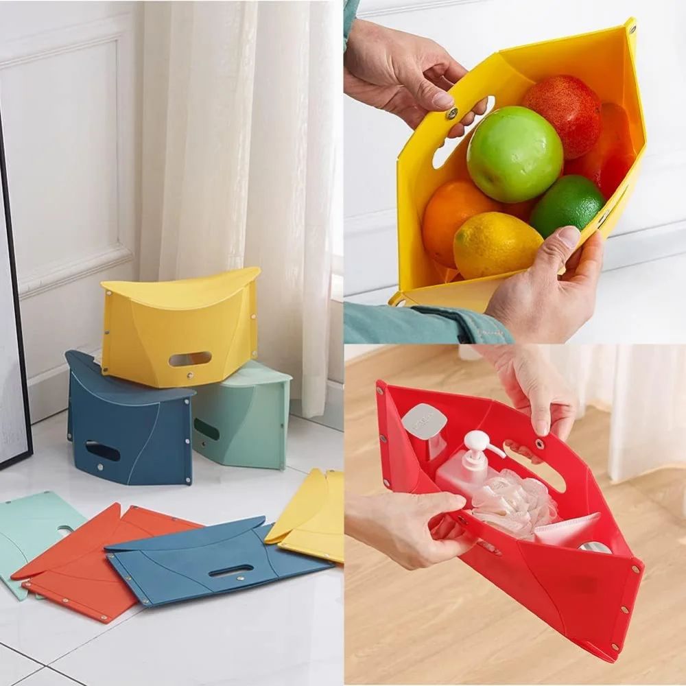 TrailPack Foldable Portable Camping Stool With Storage Lightweight Foldable Fishing Stool For Hiki 3