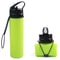 600ml Foldable Silicone Water Bottle LeakProof Lightweight Collapsible Water Bottle For Hiking Cam 7