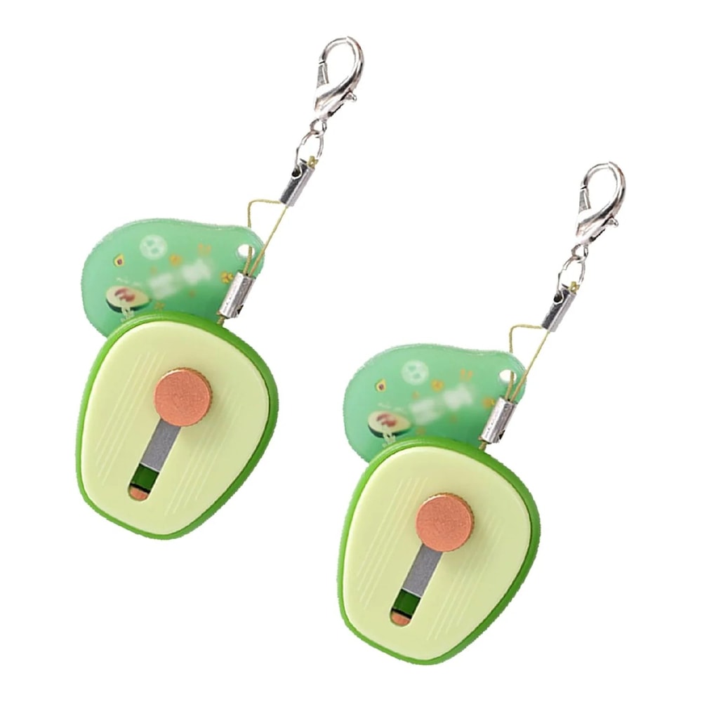 AvocadoShaped Stainless Steel Fruit And Vegetable Peeler With Keychain Portable Mini Kitchen Tool 0