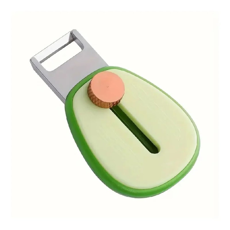 AvocadoShaped Stainless Steel Fruit And Vegetable Peeler With Keychain Portable Mini Kitchen Tool 2