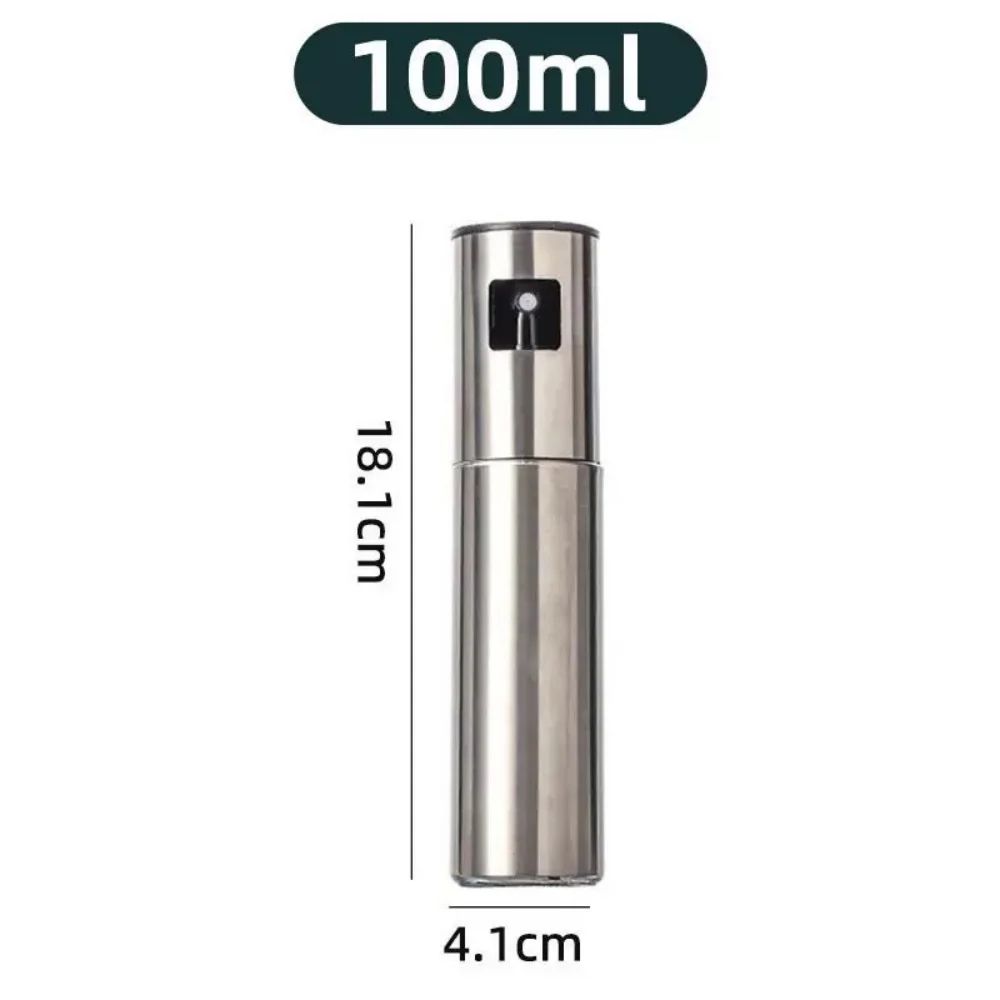 Stainless Steel 100ml Olive Oil Sprayer Mister Refillable Cooking Vinegar Spray Bottle For Air Fr 8