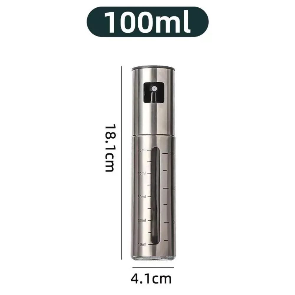 Stainless Steel 100ml Olive Oil Sprayer Mister Refillable Cooking Vinegar Spray Bottle For Air Fr 6