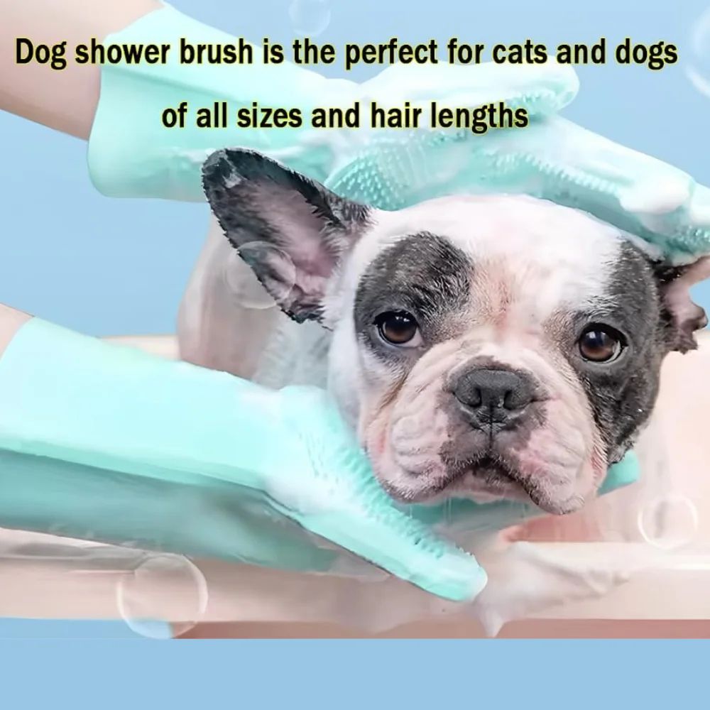 2in1 HeatResistant Silicone Cleaning Gloves With BuiltIn Scrubber Teeth 4