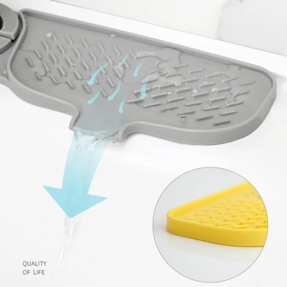 SelfDraining Silicone Soap Holder Tray Soap Saver Kitchen Sink Organizer For Bar Soap Sponges 1