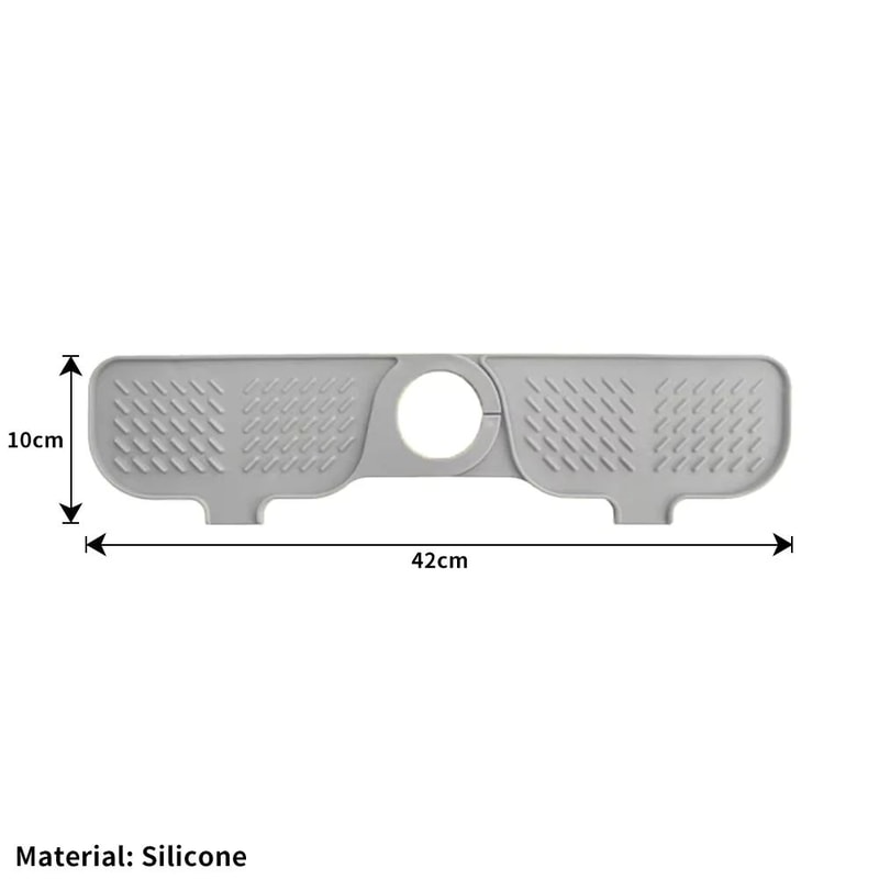 SelfDraining Silicone Soap Holder Tray Soap Saver Kitchen Sink Organizer For Bar Soap Sponges 4