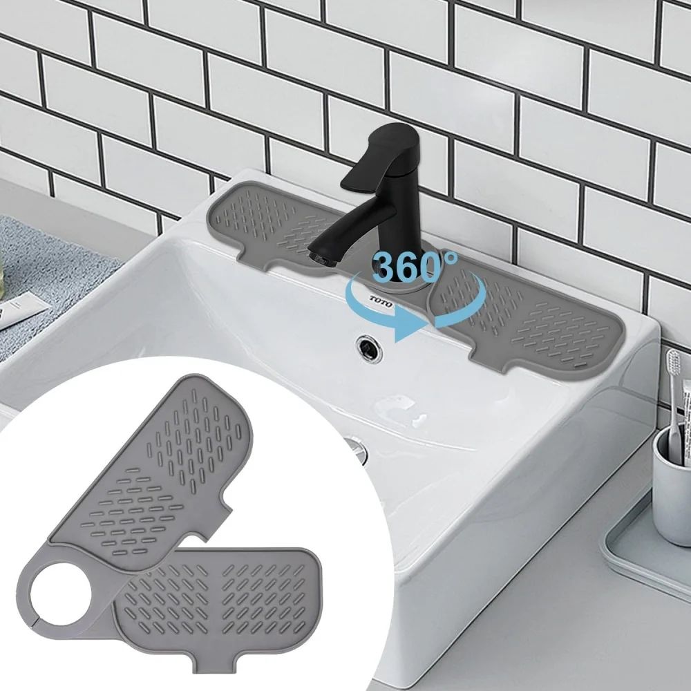 SelfDraining Silicone Soap Holder Tray Soap Saver Kitchen Sink Organizer For Bar Soap Sponges 5