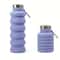 Collapsible Silicone Water Bottle BPAFree Foldable Travel Bottle For Hiking Everyday Hydration 8