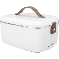 1.8l electric lunch box food warmer with stainless steel container, fast-heating heated lunch box for car, office