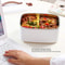 18L Electric Lunch Box Food Warmer With Stainless Steel Container FastHeating Heated Lunch Box For 3