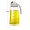 Auto Flip Glass Olive Oil Dispenser Bottle 630ml Leakproof OneHand Pour Oil Vinegar Dispenser 1