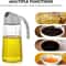 Auto Flip Glass Olive Oil Dispenser Bottle 630ml Leakproof OneHand Pour Oil Vinegar Dispenser 5