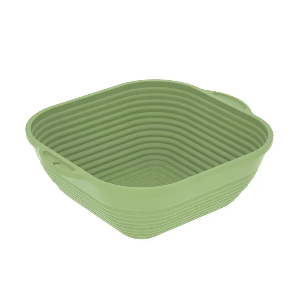 Silicone Collapsible Bread Proofing Basket For Sourdough Oval Dough Fermentation Baking Bowl 11
