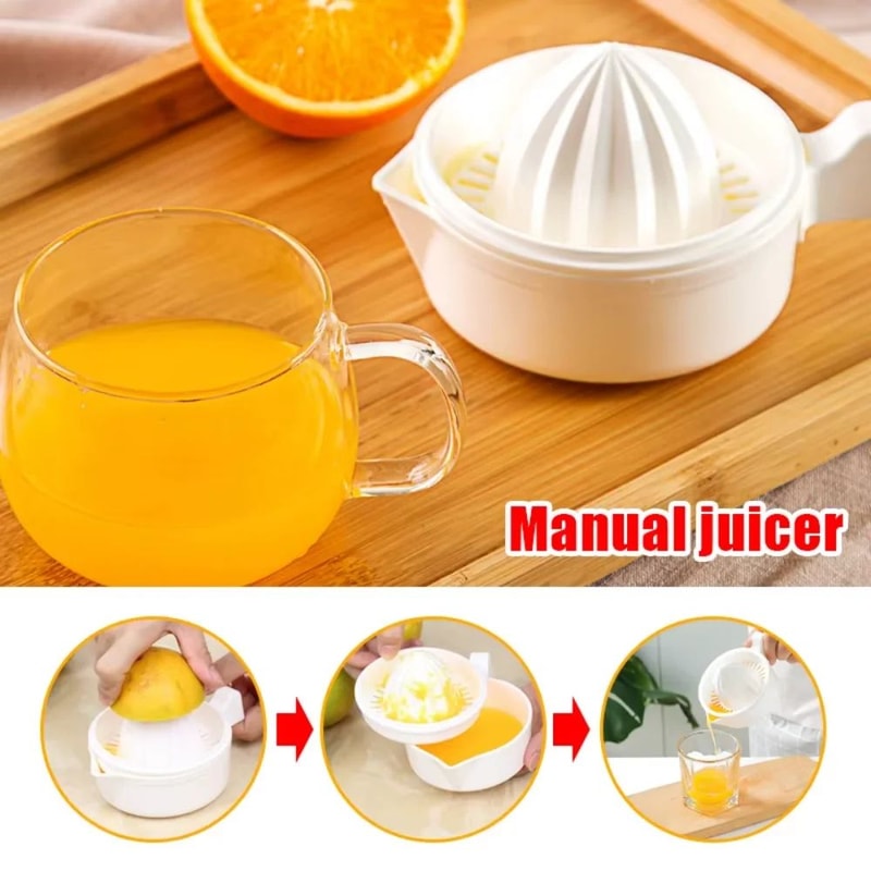FreshPress Manual Citrus Juicer With Detachable Pulp Filter Handheld Lemon Squeezer Citrus Press 4