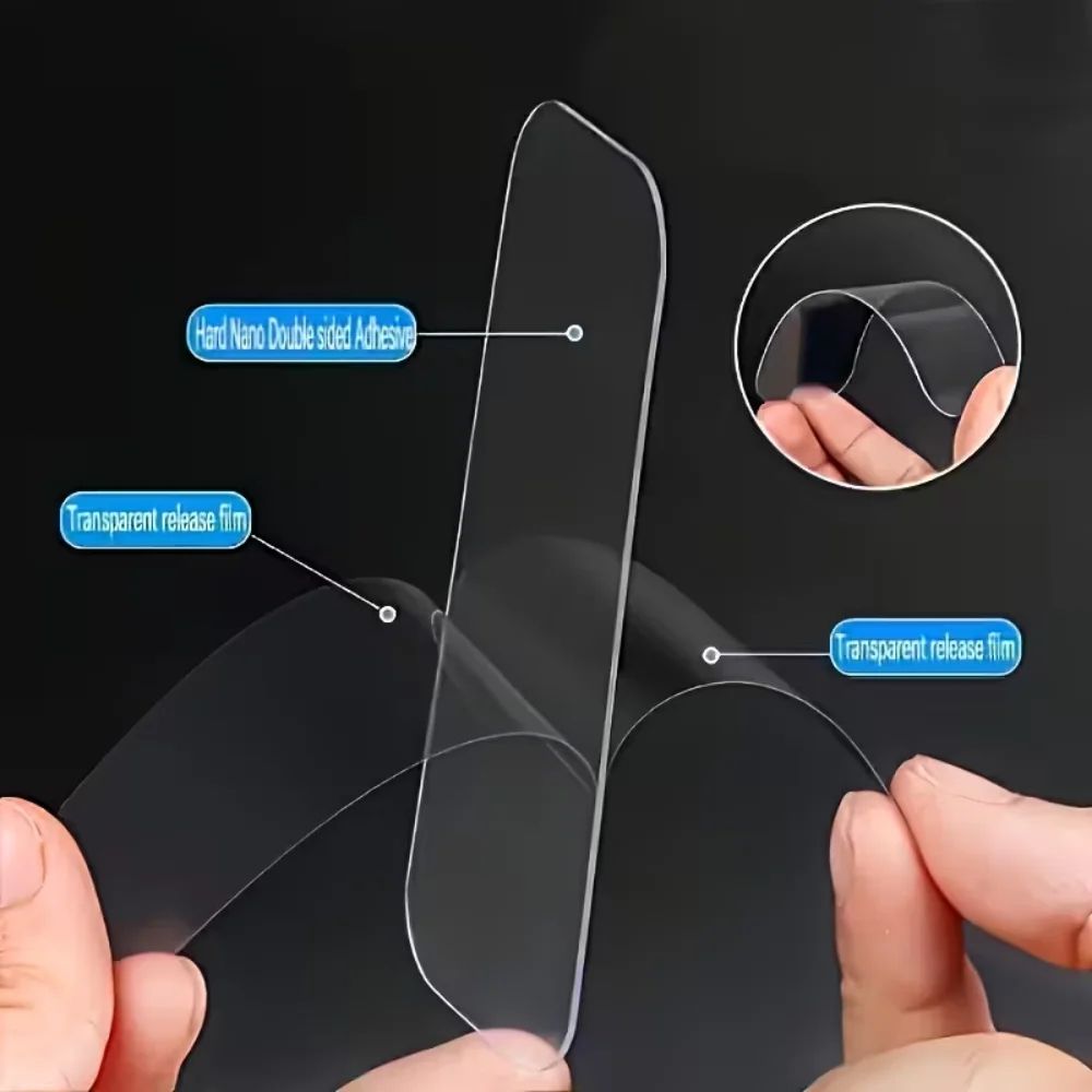 MultiFunctional DoubleSided Nano Tape Reusable Removable Mounting Tape For WallSafe Hanging 3