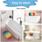 Colorful Silicone Non Slip Bathtub Mat With Suction Cups Pop Bubbles Soft Foldable Machine Washab 5