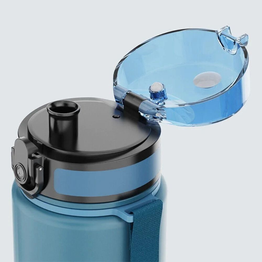 Leak Proof Sports Water Bottle 650ml Portable Travel Hydration Bottle For Hiking And Gym 2