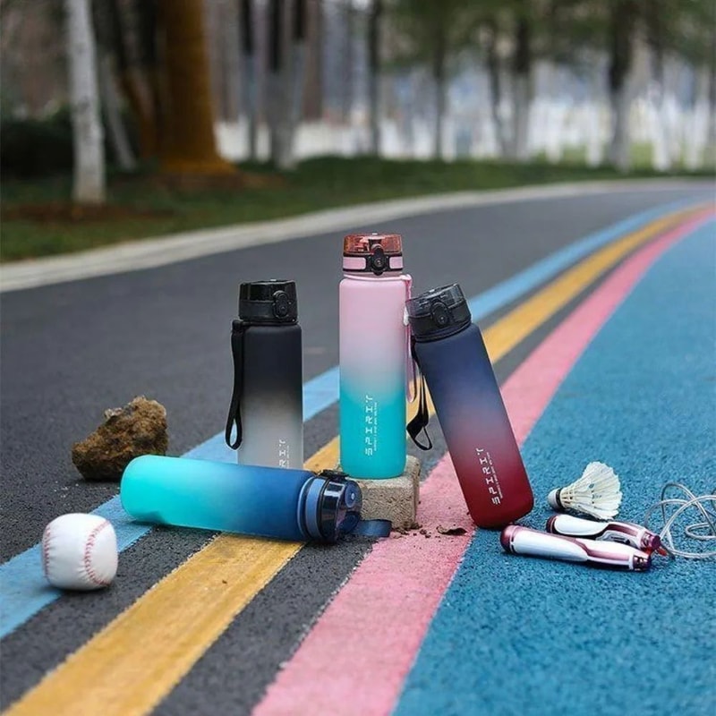 Leak Proof Sports Water Bottle 650ml Portable Travel Hydration Bottle For Hiking And Gym 5