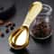 Gold Stainless Steel Coffee Scoop 1 Tbsp Coffee Measuring Spoon For Coffee Tea Baking 2
