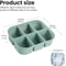Stackable Large Silicone Ice Cube Tray With Lid EasyRelease Square Whiskey Ice Mold 1