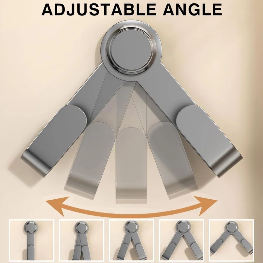 Rotating Pot Lid Organizer With Strong Suction Cups Adjustable Wall Mounted Pot Lid Holder For Lid 2