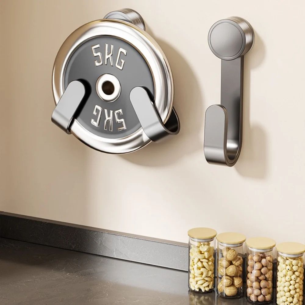 Rotating Pot Lid Organizer With Strong Suction Cups Adjustable Wall Mounted Pot Lid Holder For Lid 5