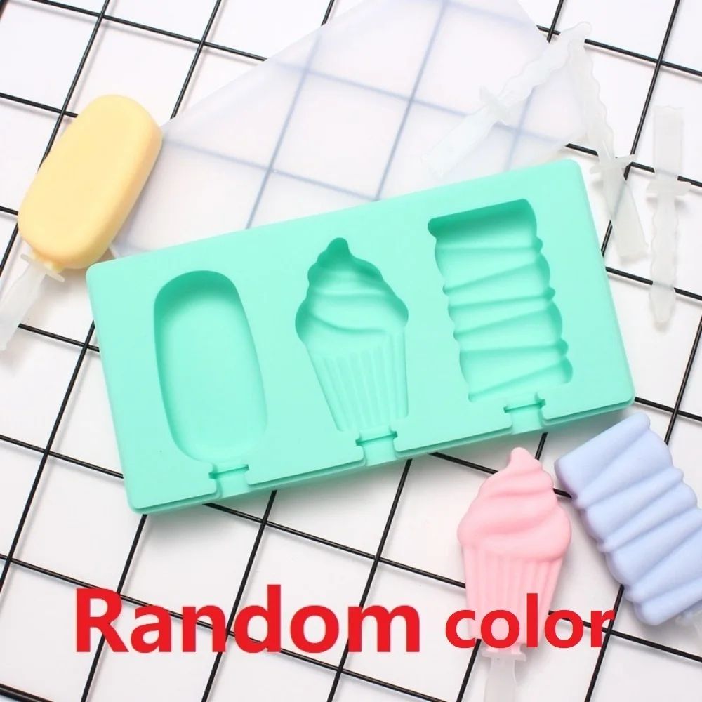 Cartoon Animal Silicone Popsicle Mold Set Mini Reusable Ice Cream Molds With Lids For DIY Frozen T 6