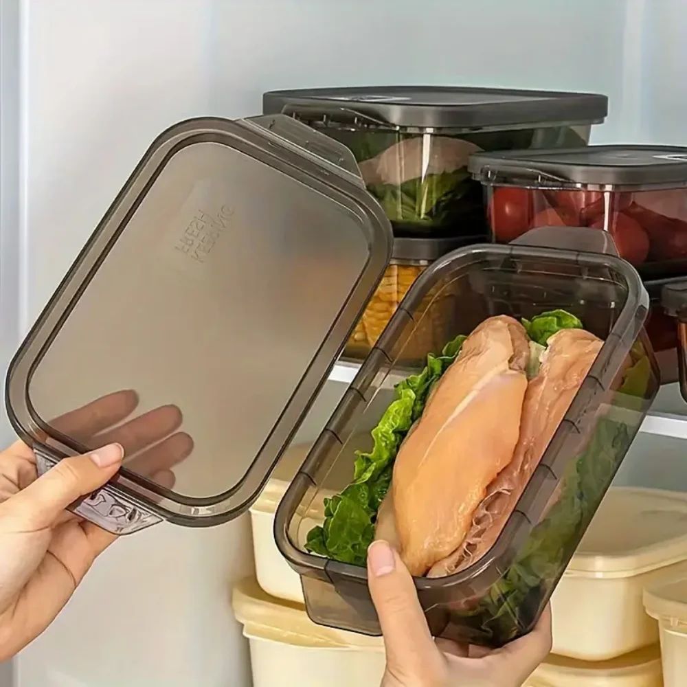 FreshLock 3Piece Transparent Food Storage Container Set With Airtight Lids 4