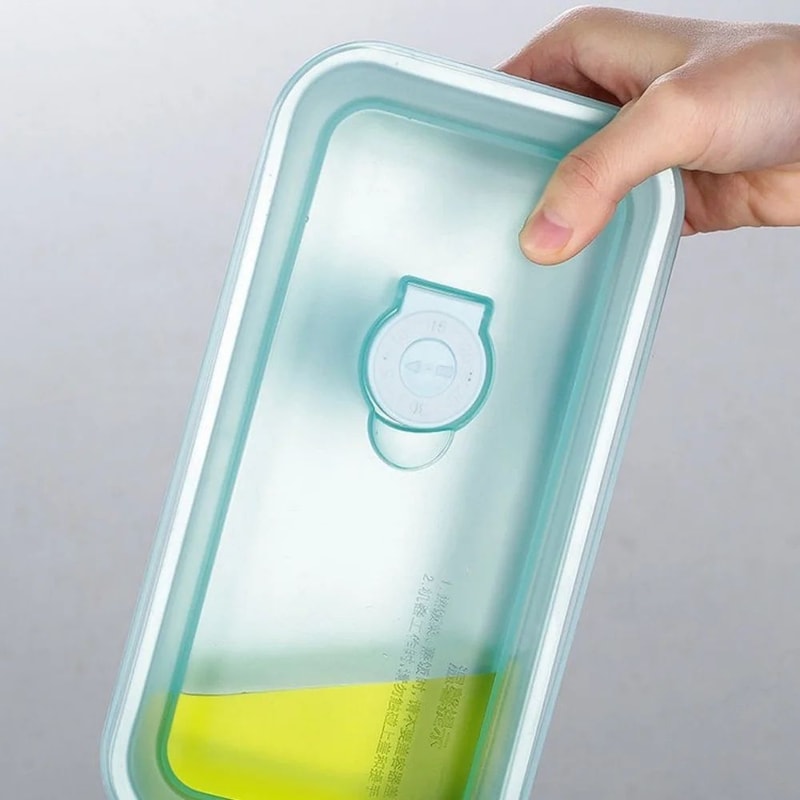 Double Layer Snack Container With Lid Stainless Steel Seasoning Box For Camping Travel 2