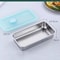 Double Layer Snack Container With Lid Stainless Steel Seasoning Box For Camping Travel 6